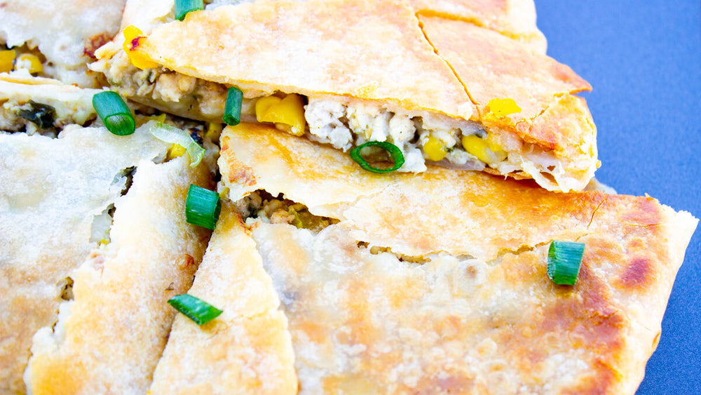 GERD-Friendly Sheet Pan Quesadillas