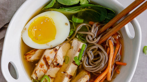 Low FODMAP Chicken Ramen Bowl