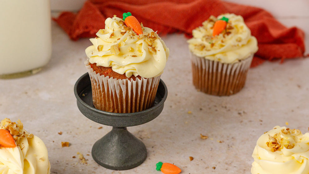 Gluten-Free Carrot Cake Cupcakes