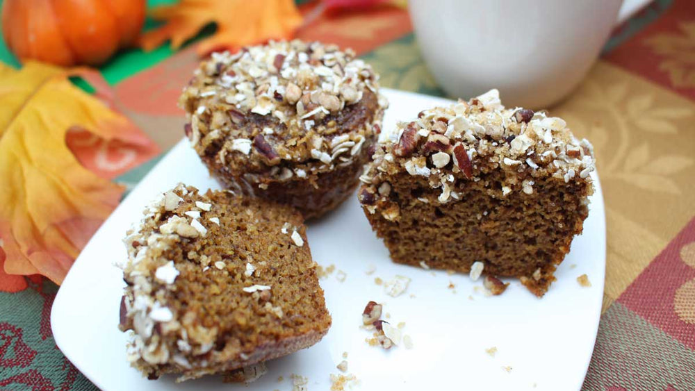 Gluten-Free Pumpkin Streusel Muffins