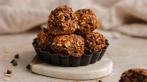 Low FODMAP Peanut Butter Chocolate Energy Balls