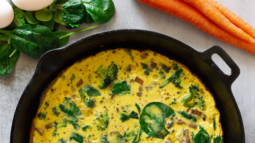 Low FODMAP Spring Vegetable Frittata