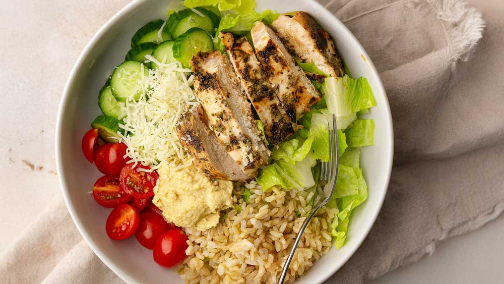 Low FODMAP Mediterranean Chicken Bowls