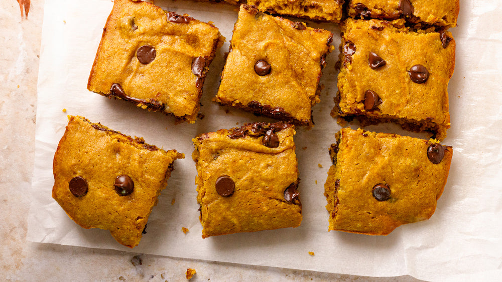 Pumpkin Chocolate Chip Bars