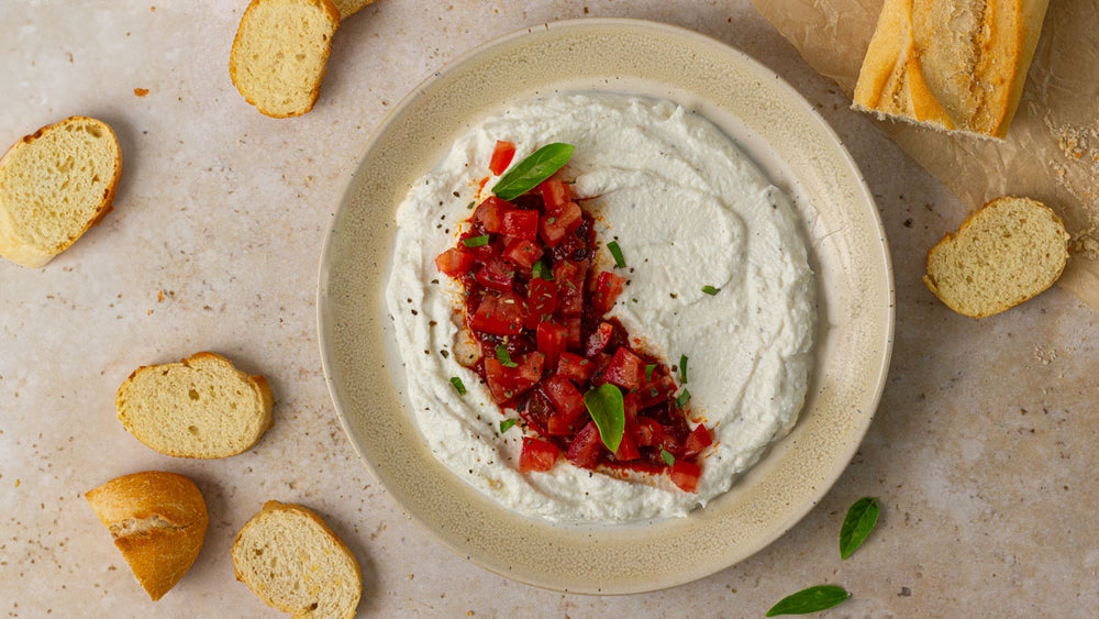 Whipped Ricotta Bruschetta Dip
