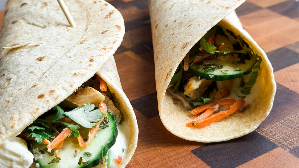 GERD-Friendly Chicken and Cucumber Summer Wraps