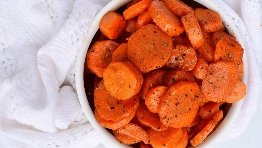 Low FODMAP Dijon Maple Roasted Carrots