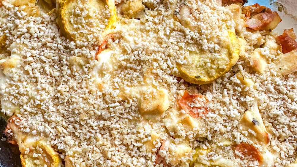 GERD-Friendly Yellow Squash Casserole