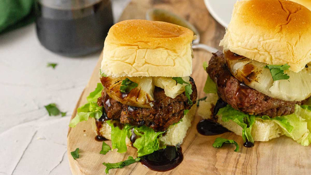 Low FODMAP Teriyaki Burger Sliders