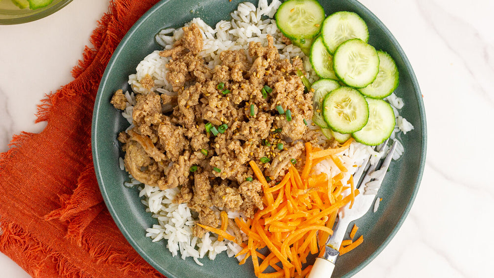 Low FODMAP Teriyaki Beef Bowl
