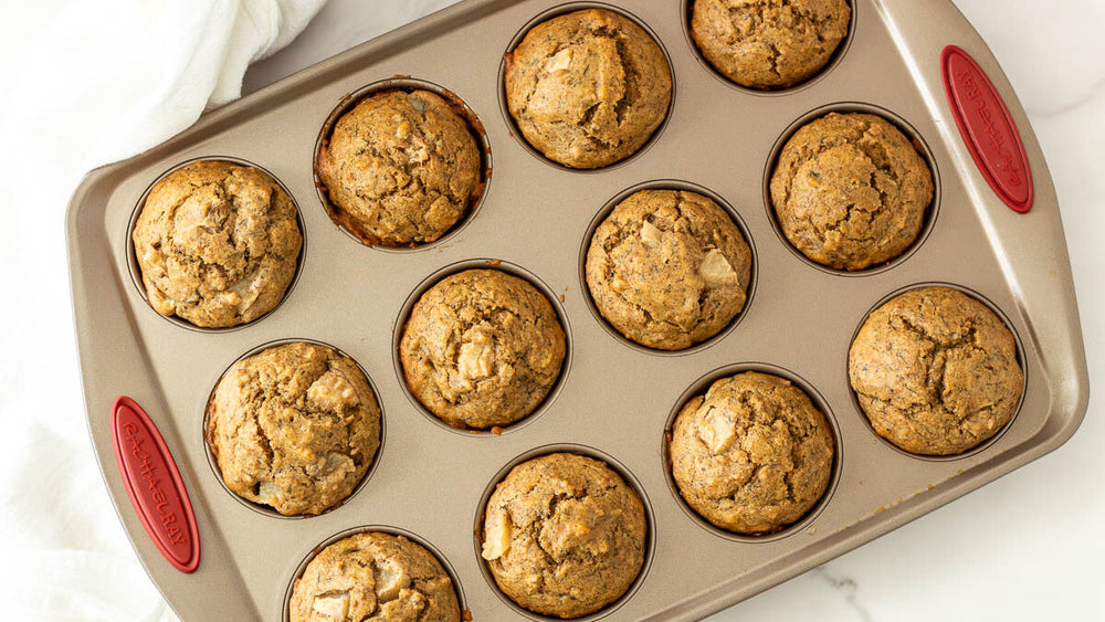 GERD-Friendly Banana Pear Muffins