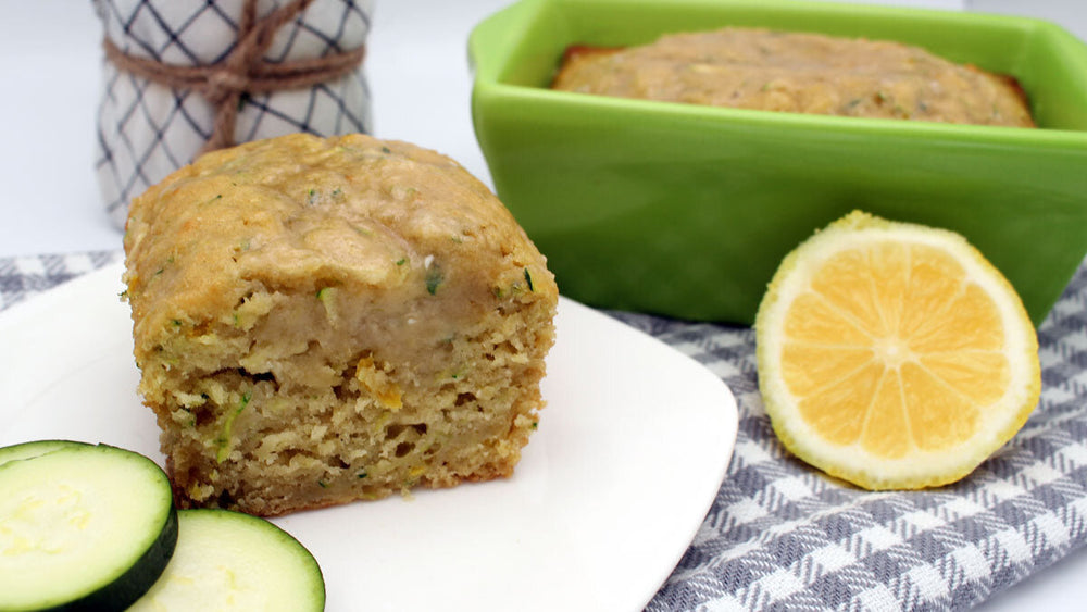 GERD- and IBS-Friendly Lemon Zucchini Cake