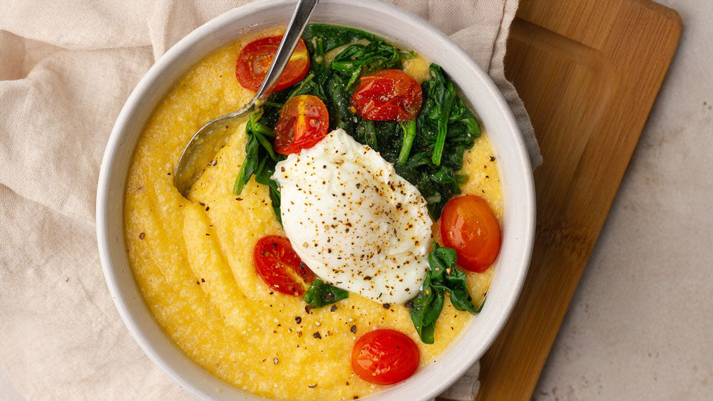 Low FODMAP Breakfast Polenta Bowl