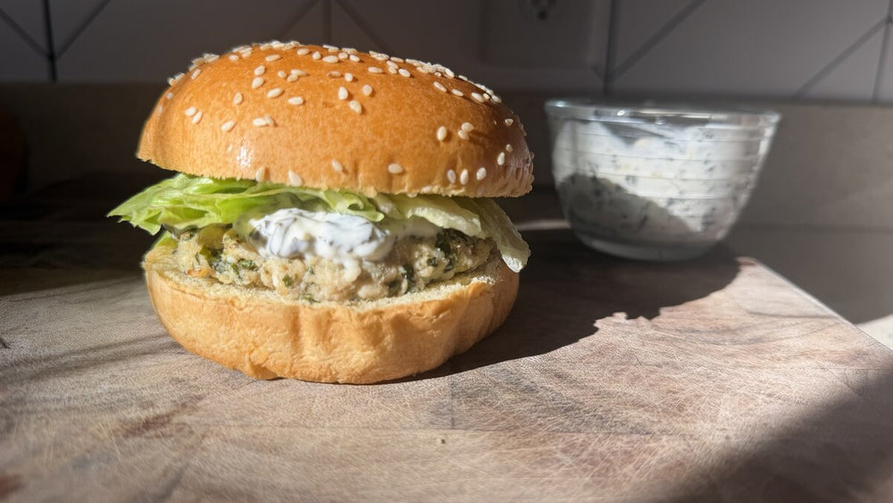 GERD-Friendly Herby Chicken Burgers With or Without Feta