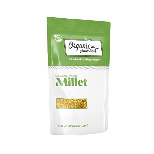 Organic Hulled Millet Grain (48 oz)