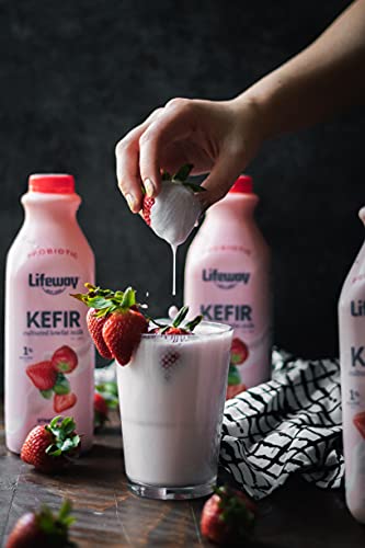 Lowfat Strawberry Kefir (32 oz)