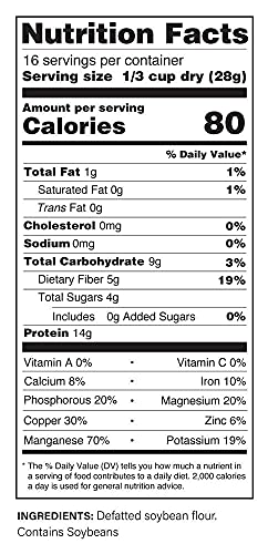 Unflavored Plant Protein Chunks (1 lb)