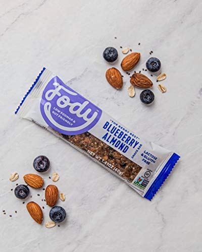 Blueberry Almond Low FODMAP Protein Bars (12 ct)