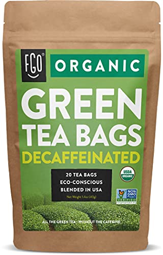 Organic Green Tea Bags Decaf (20 ct)