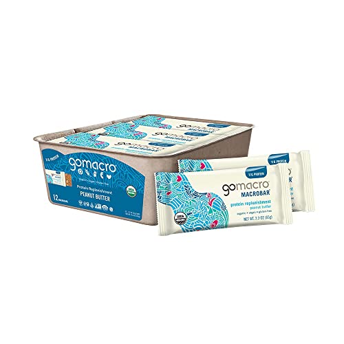 Peanut Butter Organic Vegan Protein Bars (12 ct)