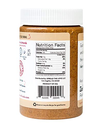 UNSALTED CRUNCH Almond Butter (16oz)