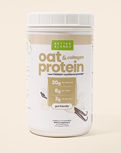 Vanilla Low FODMAP Oat and Collagen Powder (2 lbs)