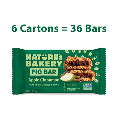 Apple Cinnamon Whole Wheat Fig Vegan Snack Bars (6 ct)