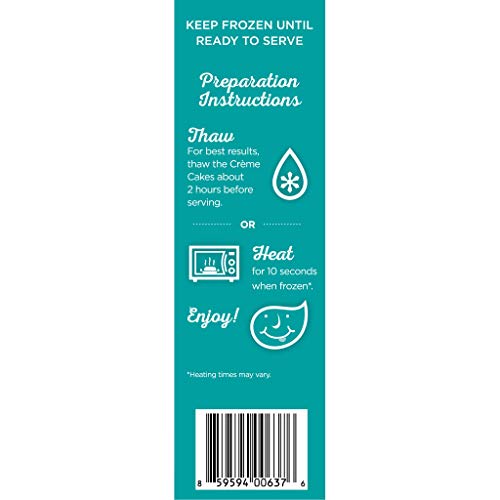 Gluten Free Vanilla Crème Cakes (Pack of 6, 8.8oz)