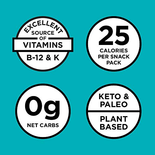 Organic Roasted Seaweed with Sea Salt (6 count)