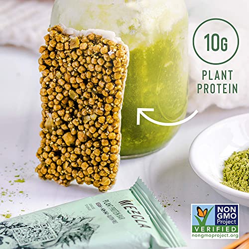Gluten-Free Vegan Plant Protein Bars - Japanese Matcha Vanilla (8 Pack)