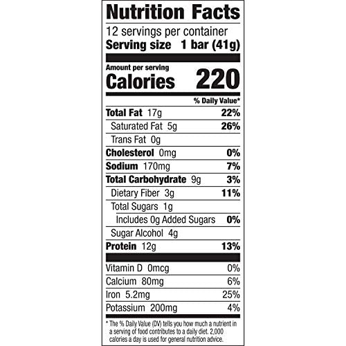 Toasted Almond Crunchy Bar (12ct Box)