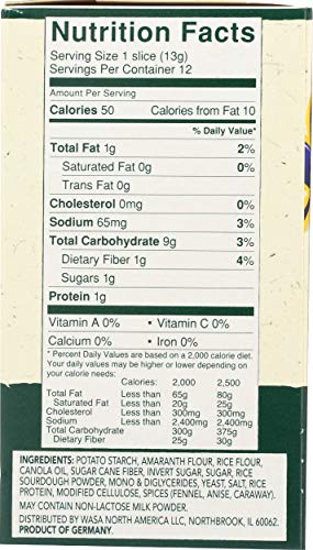 Gluten-Free Crispbread (5.4 oz)