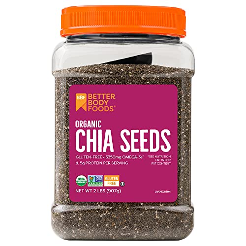 Organic Chia Seeds with Omega-3 (2 Pound)