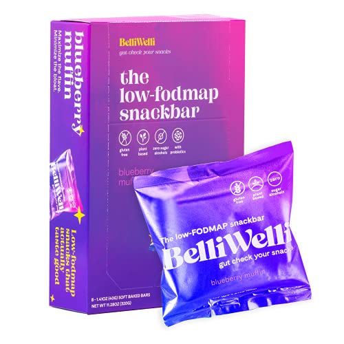 Low-FODMAP Blueberry Muffin Snack Bars (8 Pack)