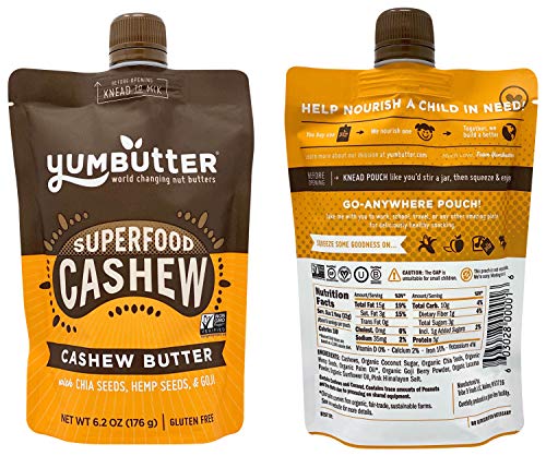 Almond Butter, Cashew Butter, and Protein Almond Butter (Pack of 6)