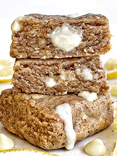 Low-FODMAP Lemon White Chocolate Snack Bars (8 Pack)