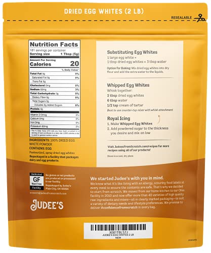 Dried Egg White Protein Powder (2 lb)