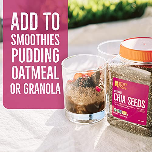 Organic Chia Seeds with Omega-3 (2 Pound)