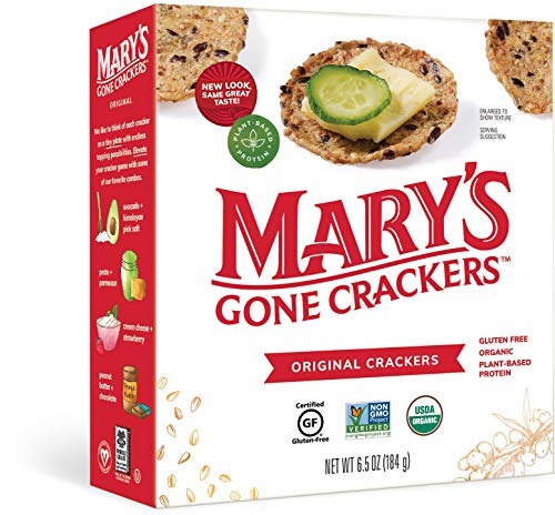 Organic Brown Rice, Flax & Sesame Seeds Crackers (Pack of 6)
