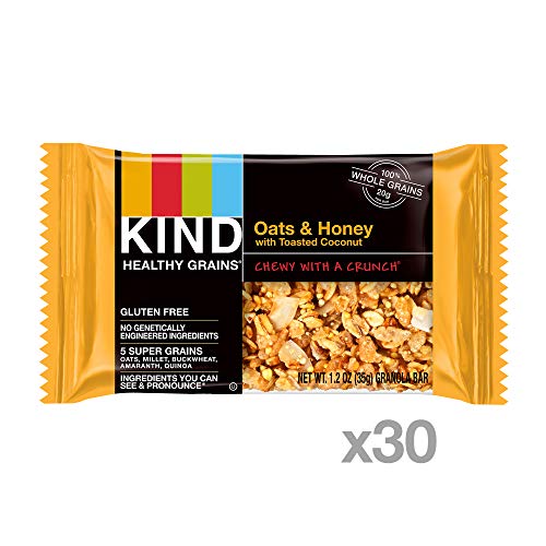 Healthy Grains Bars, Oats & Honey with Toasted Coconut (6 Pack)