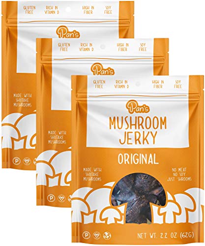 Pan's Mushroom Jerky (2.2oz, 3 Count)