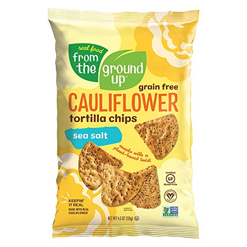 Cauliflower Salted Tortilla Chips (6 ct., 4.5 Oz Bags)