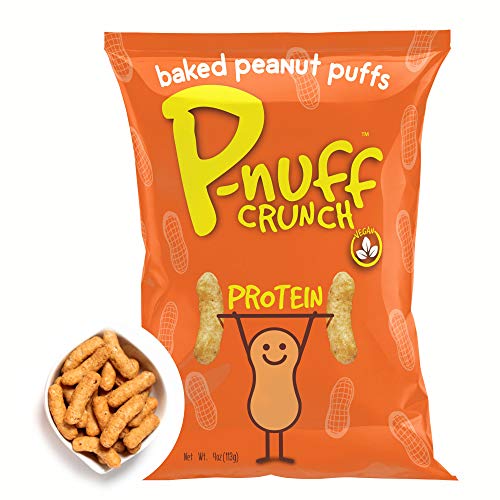 Baked Peanut Puffs, (6 Pack, 4oz Bags)