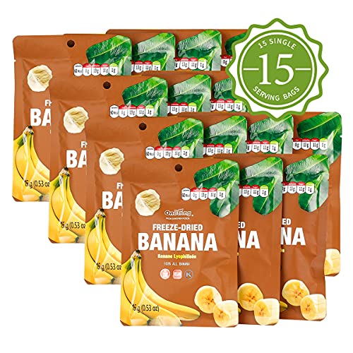 Freeze-Dried Banana Chips (0.52 oz, 15 Pack)