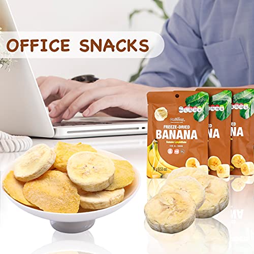 Freeze-Dried Banana Chips (0.52 oz, 15 Pack)