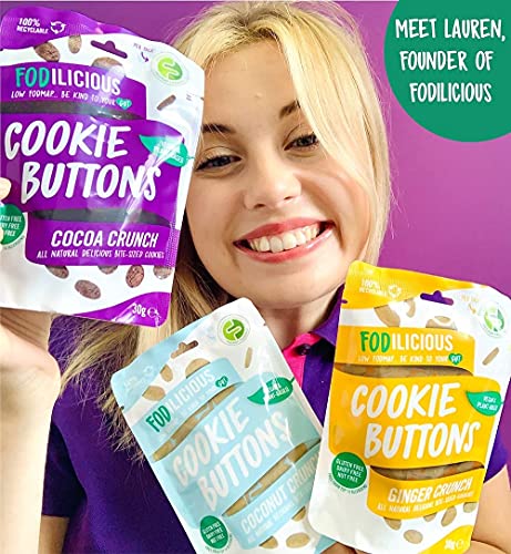 Low FODMAP Cookie Buttons Coconut Crunch (9 Packs)