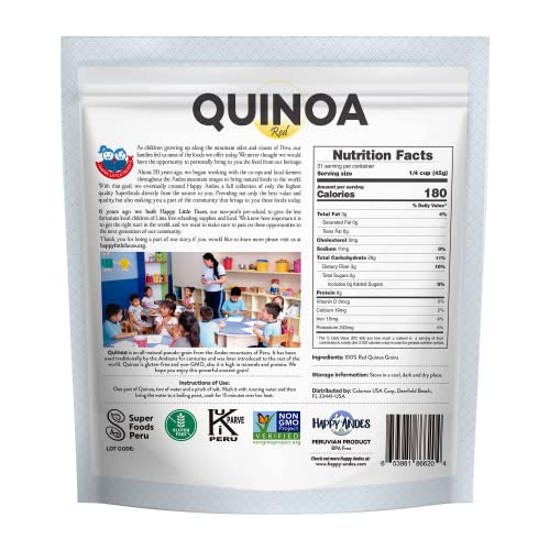 Red Quinoa Grains (3 lbs)