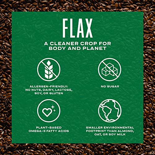 Unsweetened Flax Milk (32 oz, Pack of 6)