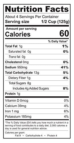 No Tomato Carrot Marinara Sauce (16 oz)