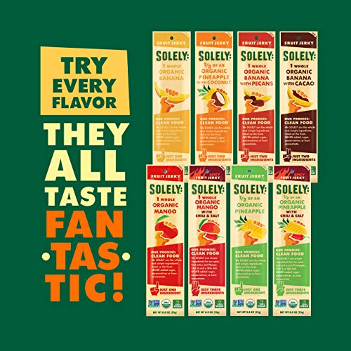 Organic Banana with Pecan Fruit Jerky (12 Strips)